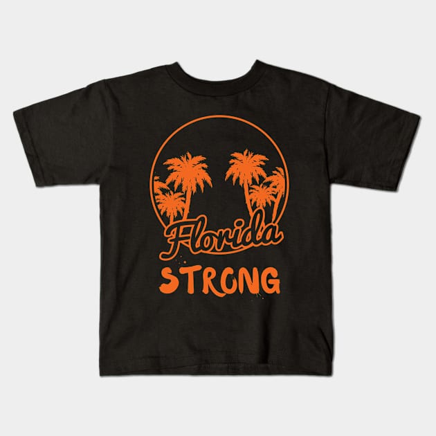 florida strong Kids T-Shirt by Kingostore